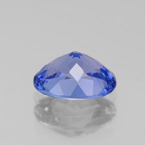 Tanzanite naturale blu da 1,52 ct, taglio ovale, VVS
