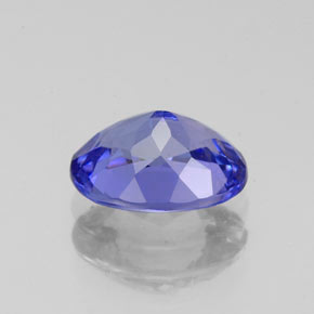 Tanzanite naturale blu da 1,54 ct, taglio ovale, VVS