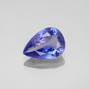 Tanzanite naturale blu da 2,15 ct, taglio a pera, VVS