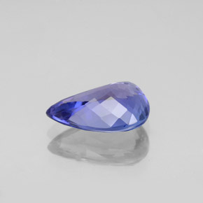 Tanzanite naturale blu da 2,15 ct, taglio a pera, VVS