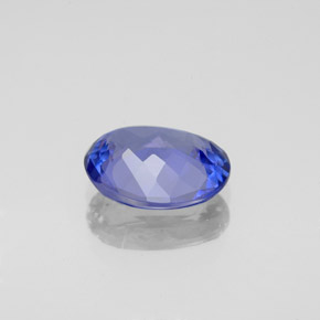 Tanzanite naturale blu da 2,08 ct, taglio ovale, VVS-VS