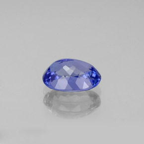 Tanzanite naturale blu da 1,61 ct, taglio ovale, IF