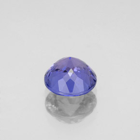 Tanzanite naturale blu da 1,45 ct, taglio rotondo, VS