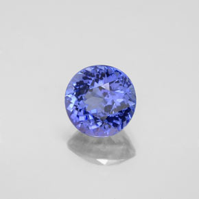 Tanzanite naturale blu da 1,45 ct, taglio rotondo, VS