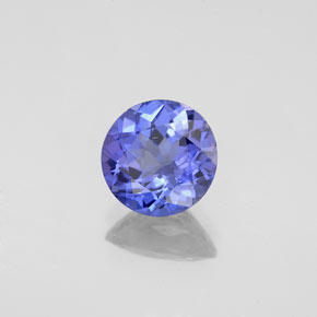 Tanzanite naturale blu da 1,10 ct, taglio rotondo, VS