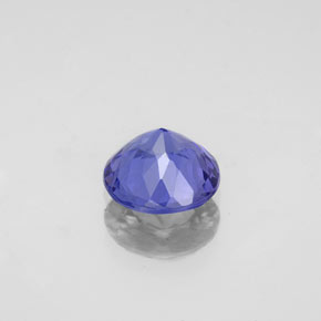 Tanzanite naturale blu da 1,10 ct, taglio rotondo, VS
