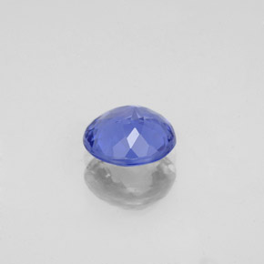 Tanzanite naturale blu da 1,18 ct, taglio rotondo, VVS-VS