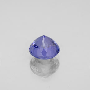 Tanzanite naturale blu da 1,42 ct, taglio rotondo, VVS