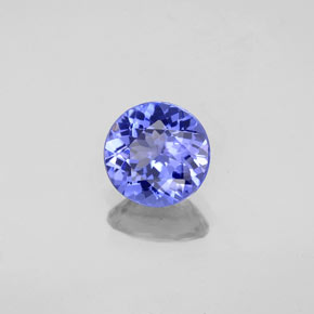Tanzanite naturale blu da 1,15 ct, taglio rotondo, VVS