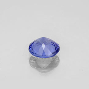 Tanzanite naturale blu da 1,15 ct, taglio rotondo, VVS