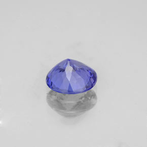 Tanzanite naturale blu da 1,11 ct, taglio rotondo, VS