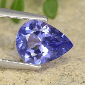 Tanzanite naturale blu da 1,21 ct, taglio a pera, VVS-VS