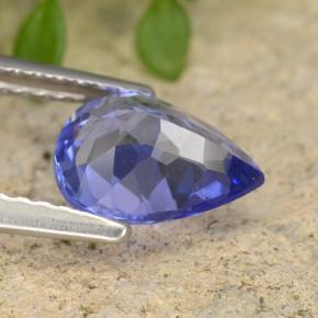 Tanzanite naturale blu da 1,21 ct, taglio a pera, VVS-VS
