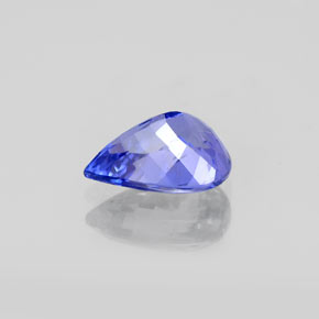 Tanzanite naturale blu da 1,41 ct, taglio a pera, VS