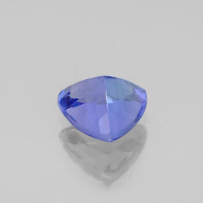 Tanzanite naturale blu da 1,24 ct, trillion, VVS