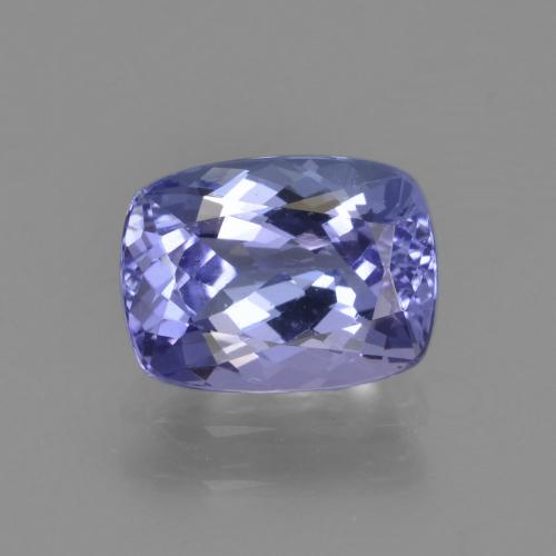 Tanzanite naturale blu da 1,71 ct, taglio a cuscino, VVS-VS