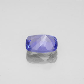 Tanzanite naturale blu da 1,48 ct, taglio a cuscino, VVS