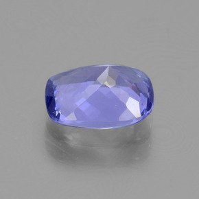 Tanzanite naturale blu da 1,50 ct, taglio a cuscino, VVS