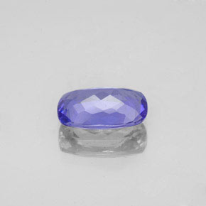 Tanzanite naturale blu da 1,54 ct, taglio a cuscino, VVS