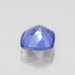 Tanzanite naturale blu da 2,67 ct, taglio a cuscino, VS