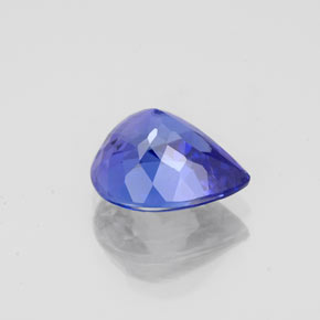 Tanzanite naturale blu da 2,19 ct, taglio a pera, VVS-VS