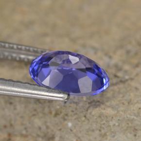 Tanzanite naturale blu da 1,39 ct, taglio ovale, VS-SI