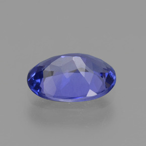 Tanzanite naturale blu da 1,26 ct, taglio ovale, VVS-VS