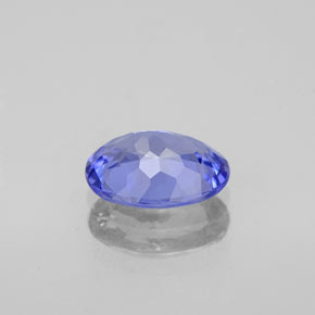 Tanzanite naturale blu da 1,46 ct, taglio ovale, VVS