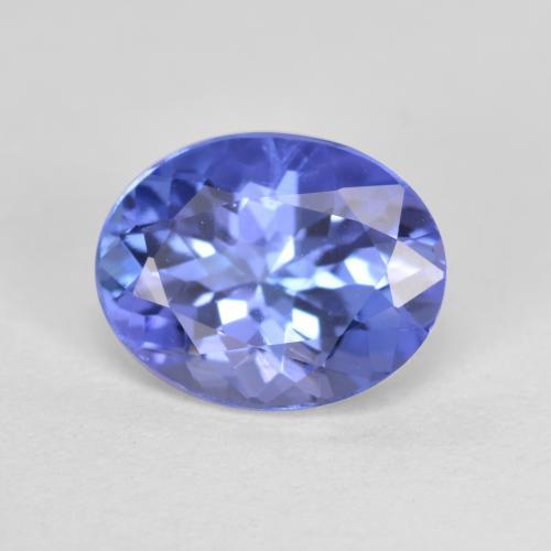 Tanzanite naturale blu da 1,43 ct, taglio ovale, VS-SI