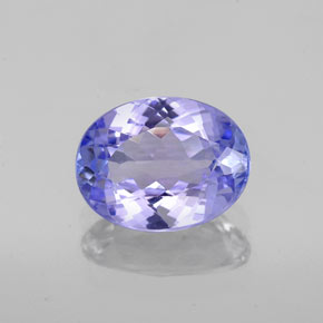 Tanzanite naturale blu da 1,66 ct, taglio ovale, VS