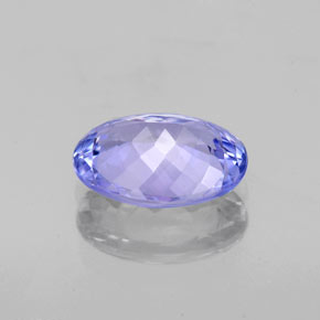 Tanzanite naturale blu da 1,66 ct, taglio ovale, VS