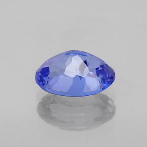 Tanzanite naturale blu da 1,66 ct, taglio ovale, SI