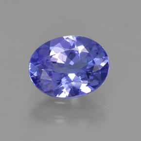 Tanzanite naturale blu da 1,32 ct, taglio ovale, VS