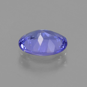 Tanzanite naturale blu da 1,32 ct, taglio ovale, VS