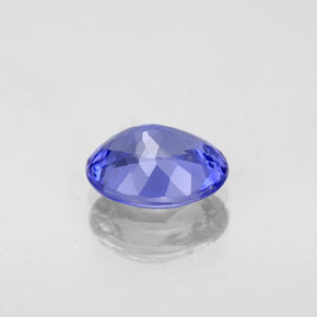 Tanzanite naturale blu da 1,48 ct, taglio ovale, VVS
