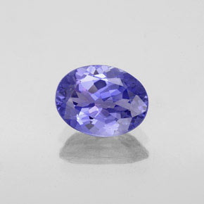 Tanzanite naturale blu da 1,43 ct, taglio ovale, VVS