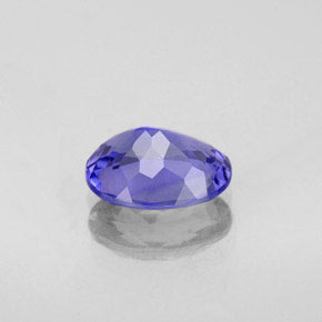Tanzanite naturale blu da 1,43 ct, taglio ovale, VVS