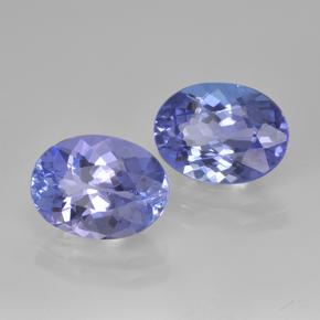 Tanzanite naturale blu da 3,32 ct, taglio ovale, VVS