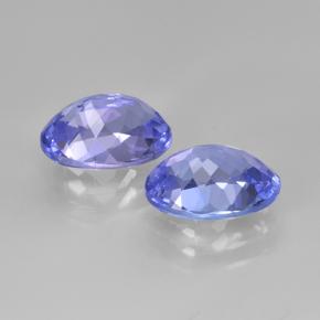 Tanzanite naturale blu da 3,32 ct, taglio ovale, VVS