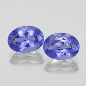 Tanzanite naturale blu da  ct, taglio ovale, VVS