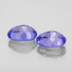 Tanzanite naturale blu da  ct, taglio ovale, VVS