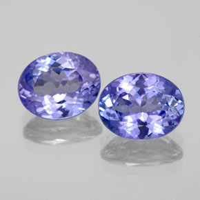 Tanzanite naturale blu da  ct, taglio ovale, VVS-VS