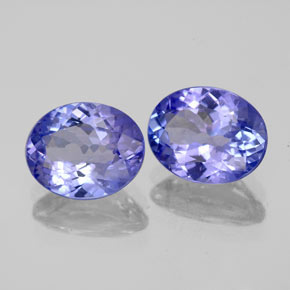 Tanzanite naturale blu da  ct, taglio ovale, VVS-VS