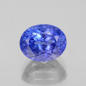 Tanzanite naturale blu da 2,62 ct, taglio ovale, SI