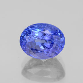Tanzanite naturale blu da 2,62 ct, taglio ovale, SI