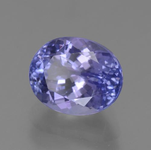 Tanzanite naturale blu da 2,50 ct, taglio ovale, VS-SI