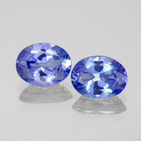 Tanzanite naturale blu da  ct, taglio ovale, VS-SI