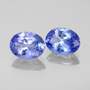 Tanzanite naturale blu da  ct, taglio ovale, VS-SI