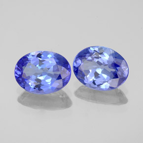 Tanzanite naturale blu da  ct, taglio ovale, VVS