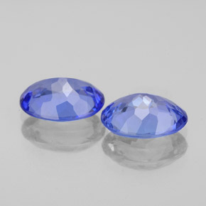 Tanzanite naturale blu da  ct, taglio ovale, VVS
